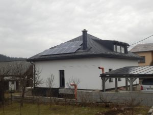 Inštalovaný výkon: 2,7kWp Lokalita: Rabča